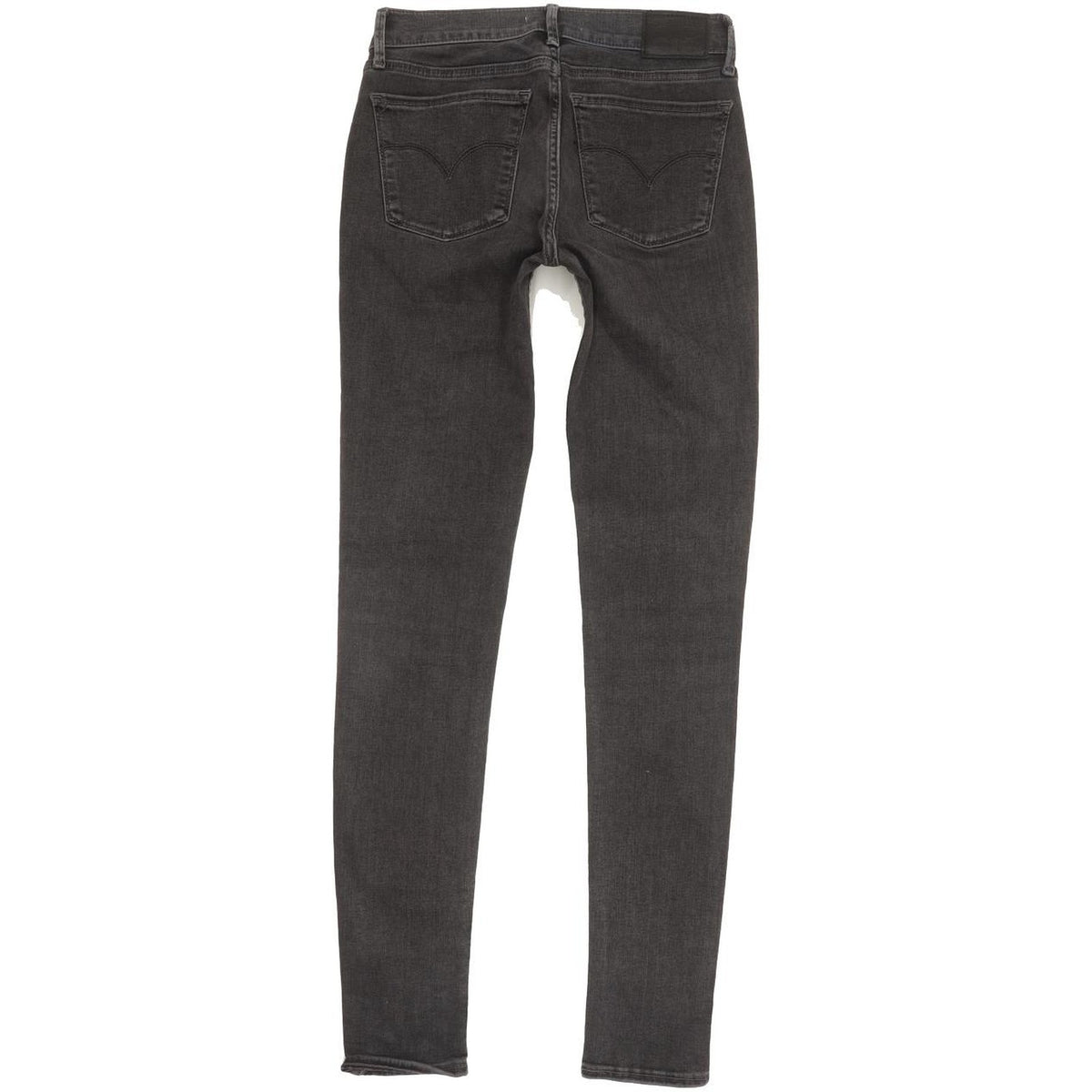 Levi's 710 Super Women Charcoal Skinny Slim Stretch Jeans W26 L29