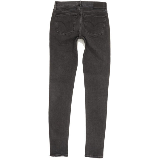 Levi's 710 Super Women Charcoal Skinny Slim Stretch Jeans W26 L29
