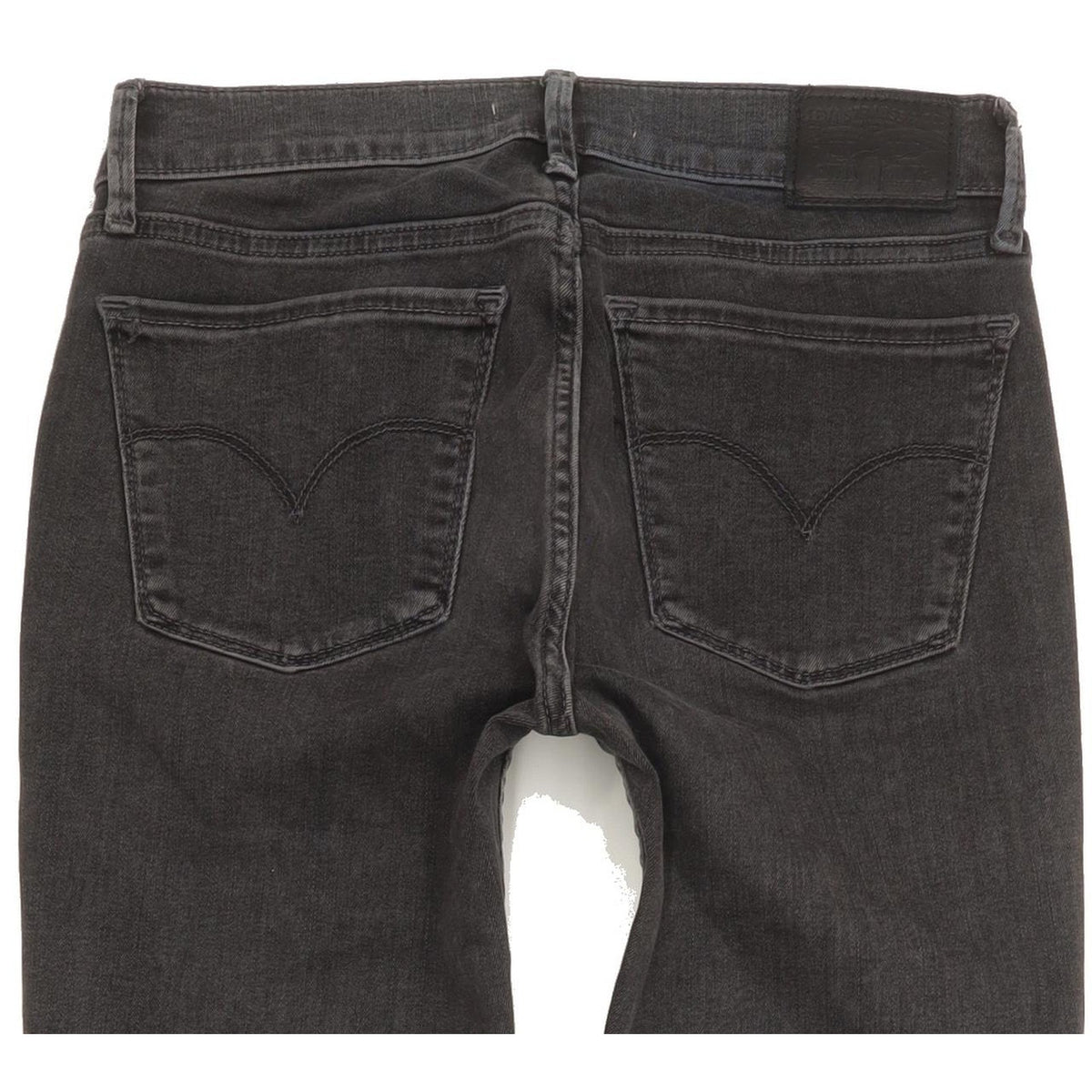 Levi's 710 Super Women Charcoal Skinny Slim Stretch Jeans W26 L29