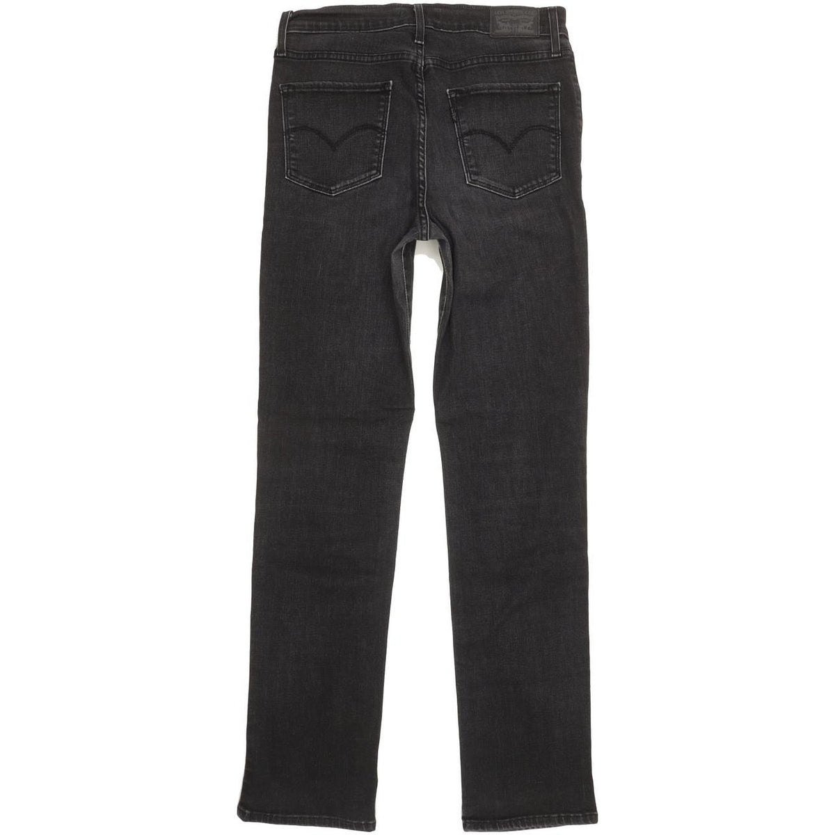 Levi's 724 Black Straight Slim Stretch Jeans High Waisted W30 L31
