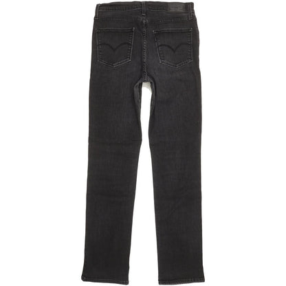Levi's 724 Black Straight Slim Stretch Jeans High Waisted W30 L31
