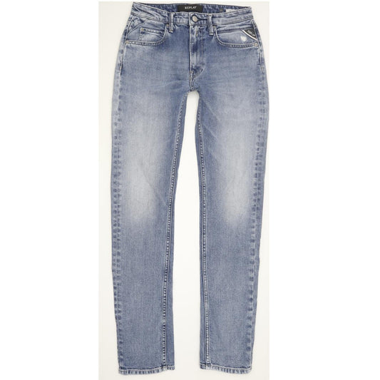Replay Jacksy Women Blue Skinny Slim Stretch Jeans W25 L30