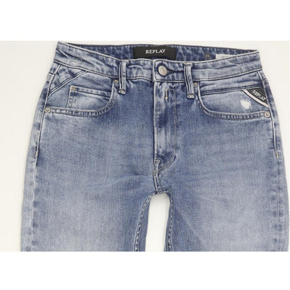 Replay Jacksy Women Blue Skinny Slim Stretch Jeans W25 L30