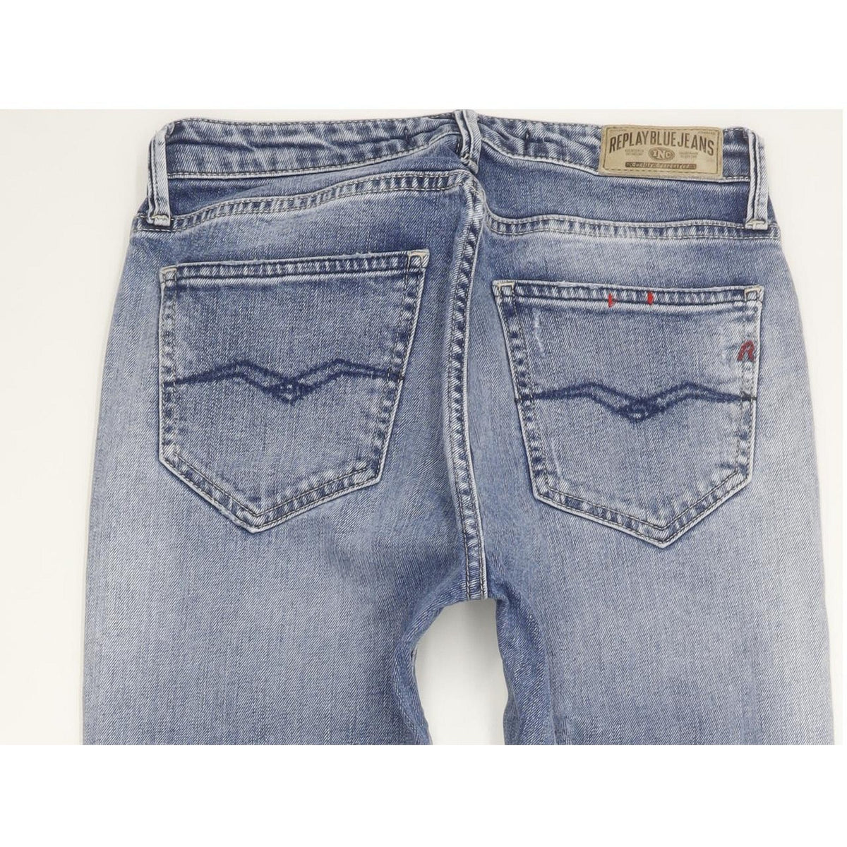 Replay Jacksy Women Blue Skinny Slim Stretch Jeans W25 L30