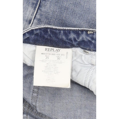 Replay Jacksy Women Blue Skinny Slim Stretch Jeans W25 L30