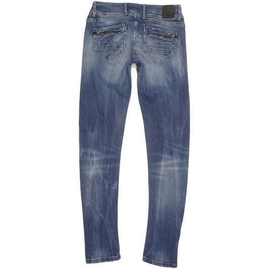 G-Star 5204 Women Blue Skinny Slim Stretch Jeans W25 L32