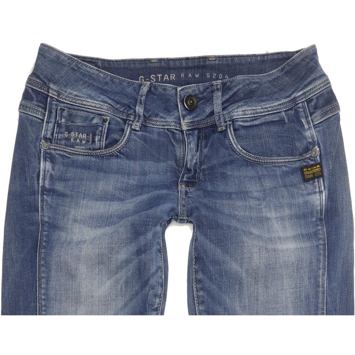 G-Star 5204 Women Blue Skinny Slim Stretch Jeans W25 L32