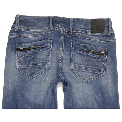 G-Star 5204 Women Blue Skinny Slim Stretch Jeans W25 L32