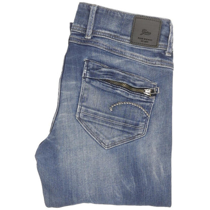 G-Star 5204 Women Blue Skinny Slim Stretch Jeans W25 L32