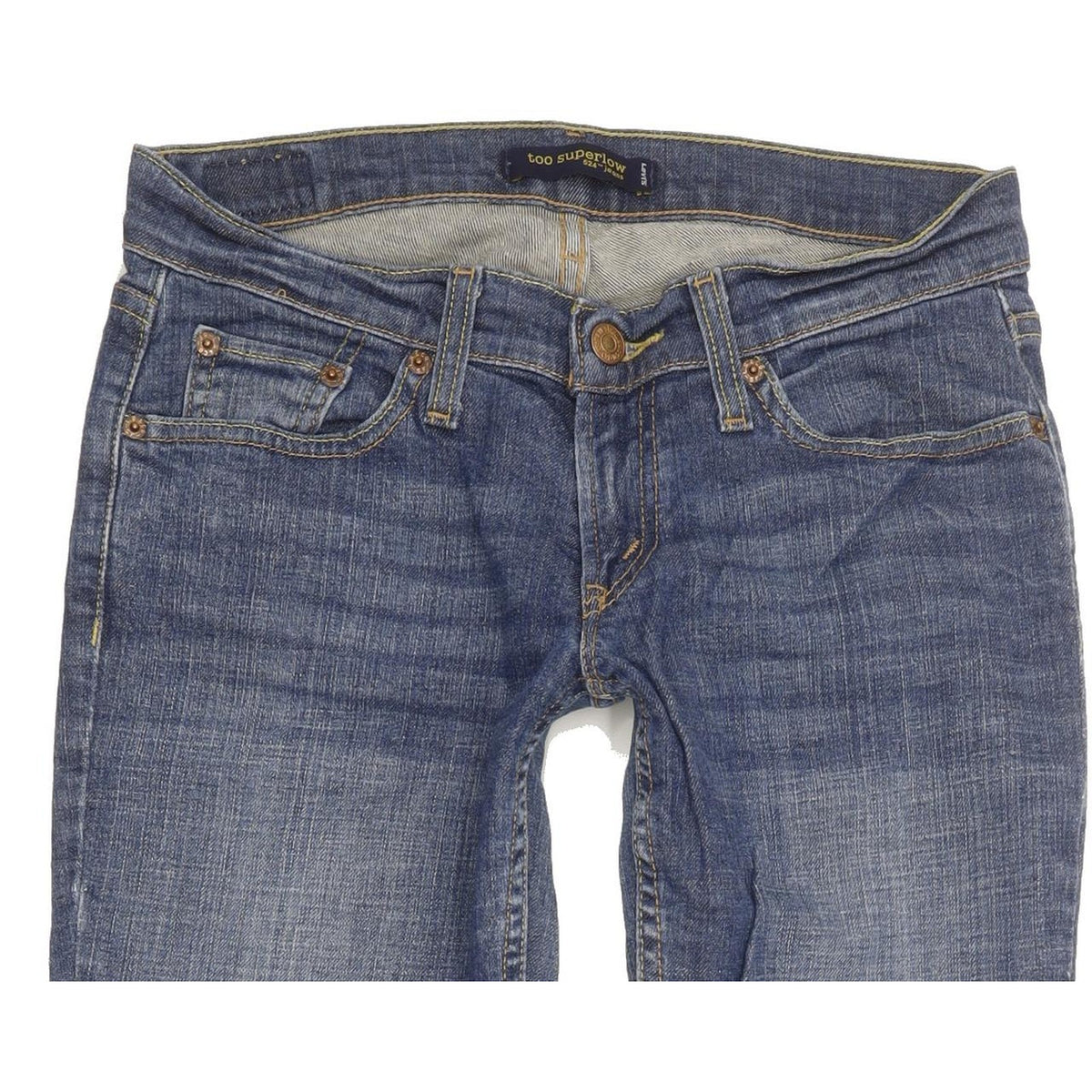 Levi's 524 Women Blue Skinny Slim Stretch Jeans W26 L29