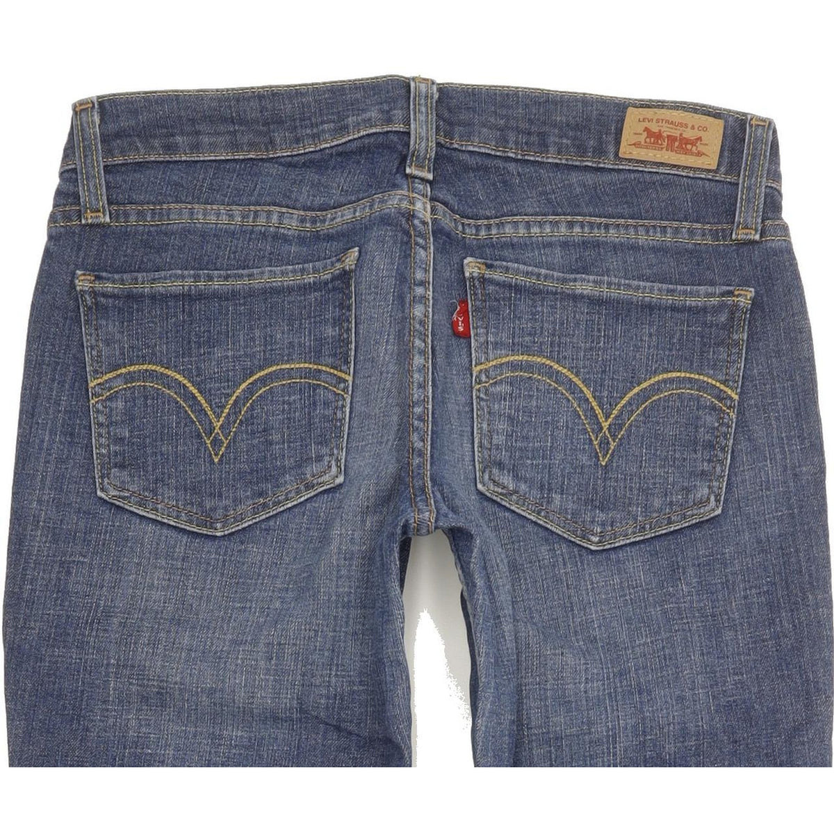 Levi's 524 Women Blue Skinny Slim Stretch Jeans W26 L29
