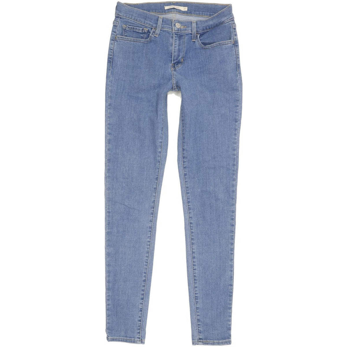 Levi's 710 Super Women Blue Skinny Slim Stretch Jeans W27 L30