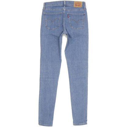 Levi's 710 Super Women Blue Skinny Slim Stretch Jeans W27 L30