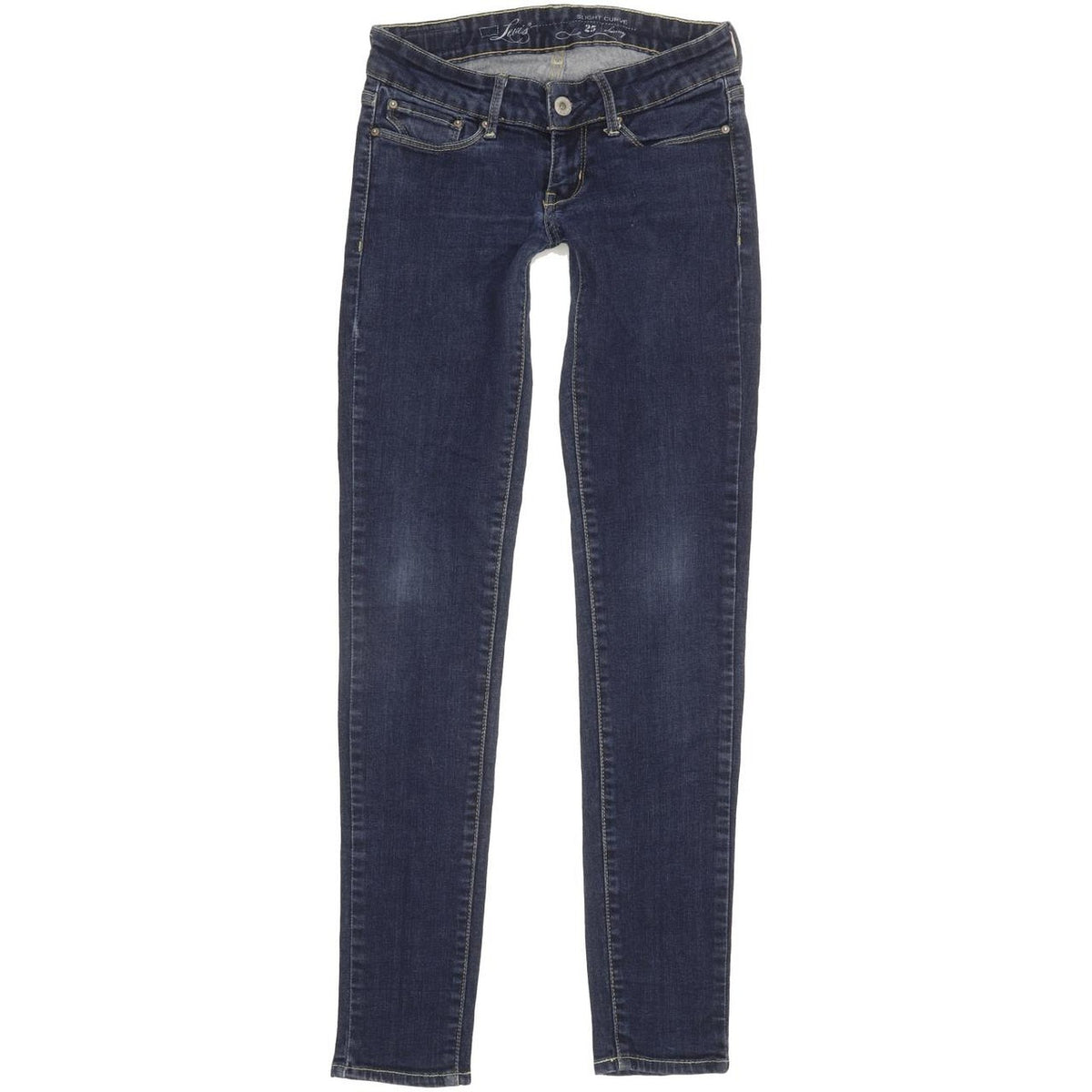 Levi's Slight Curve Women Blue Skinny Slim Stretch Jeans W25 L30