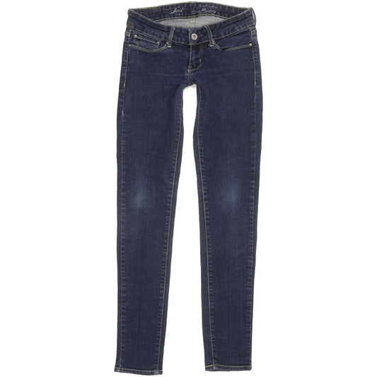 Levi's Slight Curve Women Blue Skinny Slim Stretch Jeans W25 L30