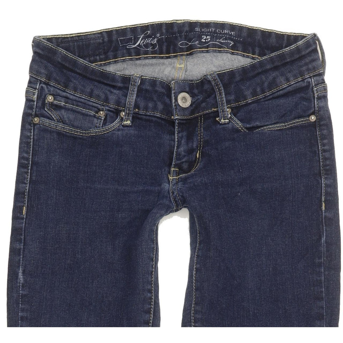 Levi's Slight Curve Women Blue Skinny Slim Stretch Jeans W25 L30