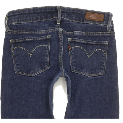 Levi's Slight Curve Women Blue Skinny Slim Stretch Jeans W25 L30