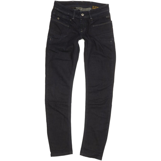 G-Star Lino Women Navy Skinny Slim Stretch Jeans W27 L30