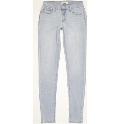Levi's 710 Super Women Blue Skinny Slim Stretch Jeans W28 L31