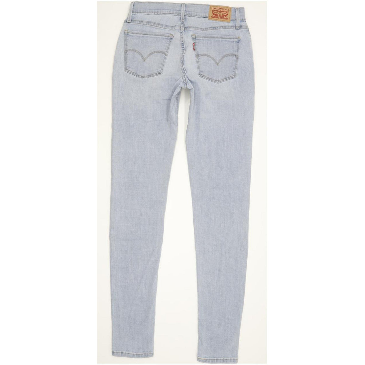 Levi's 710 Super Women Blue Skinny Slim Stretch Jeans W28 L31