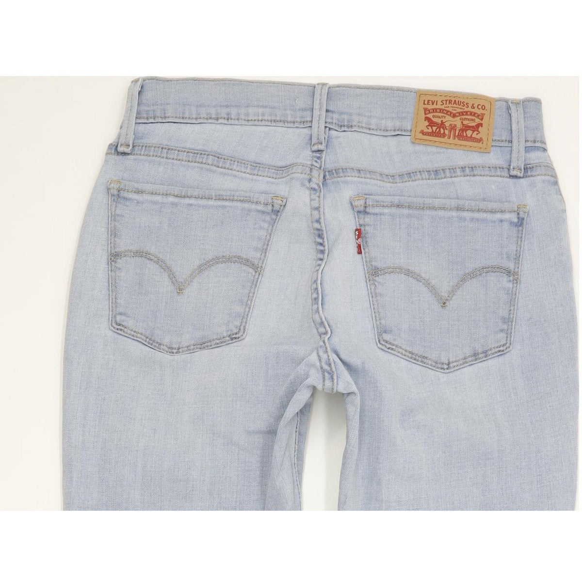 Levi's 710 Super Women Blue Skinny Slim Stretch Jeans W28 L31