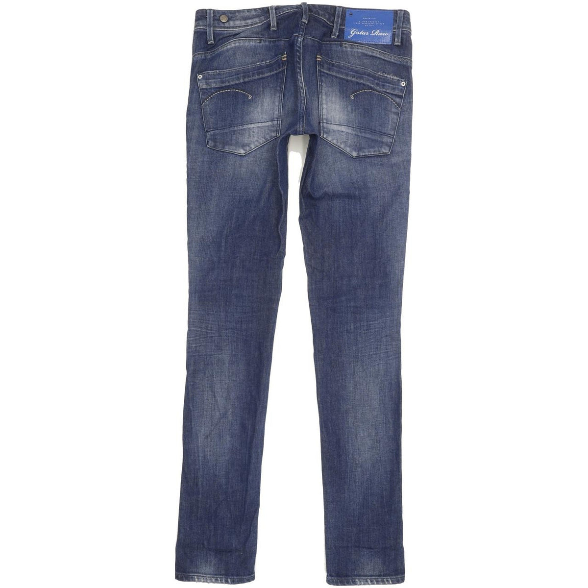 G-Star Low T Women Blue Tapered Slim Stretch Jeans W28 L34