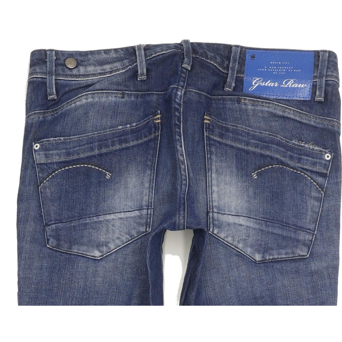 G-Star Low T Women Blue Tapered Slim Stretch Jeans W28 L34