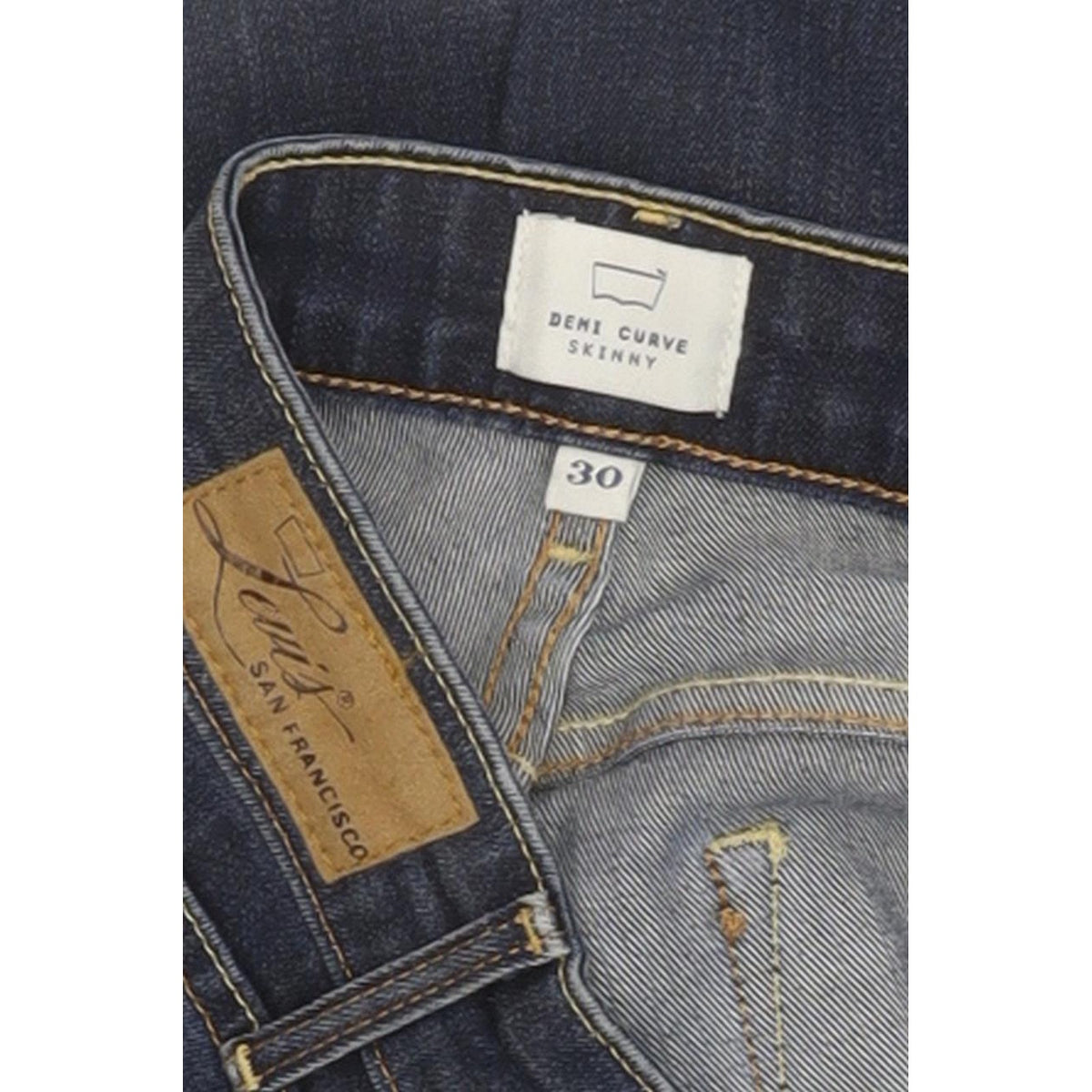 Levi's Demi Curve Women Blue Skinny Slim Stretch Jeans W30 L30