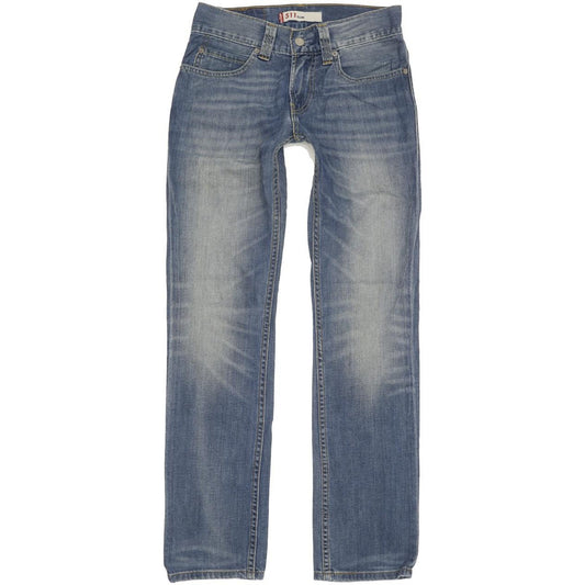 Levi's 511 Men Blue Straight Slim Stretch Jeans W29 L31