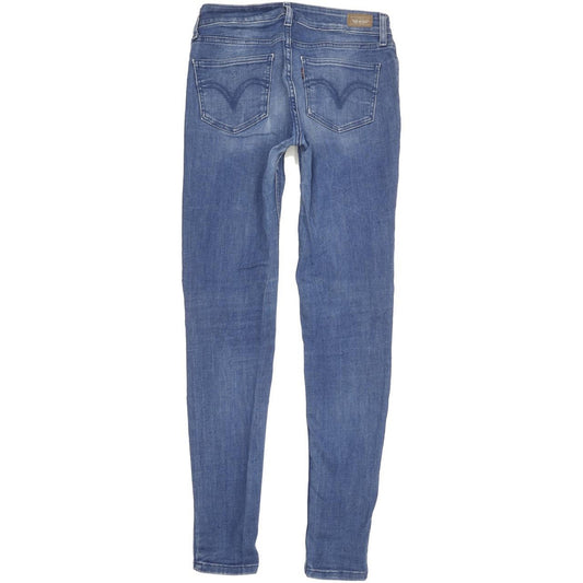 Levi's Women Blue Skinny Slim Stretch Jeans W27 L30