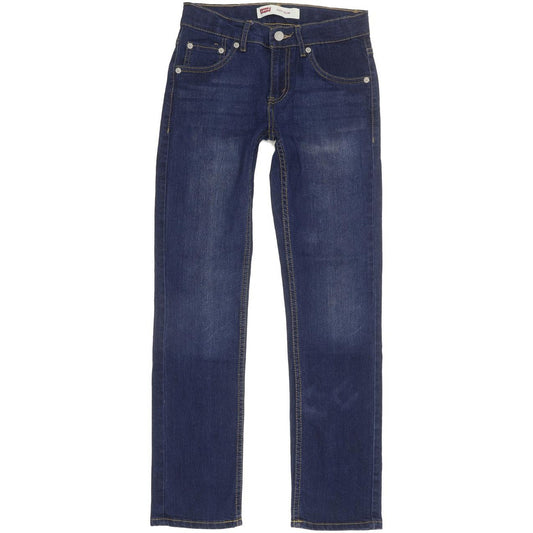 Levi's 511 Kids Blue Straight Slim Stretch Jeans W24 L27