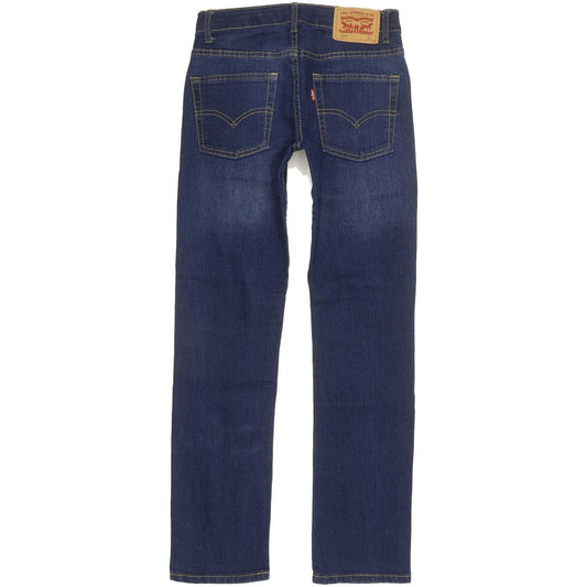 Levi's 511 Kids Blue Straight Slim Stretch Jeans W24 L27
