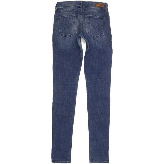 Levi's Demi Curve Women Blue Skinny Slim Stretch Jeans W25 L34