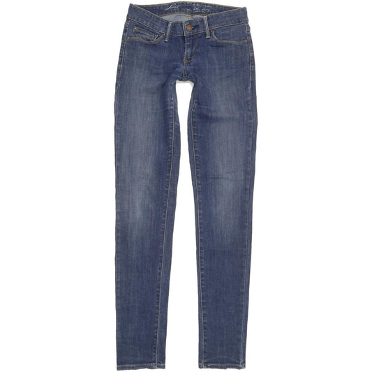 Levi's Slight Curve Women Blue Skinny Slim Stretch Jeans W26 L33