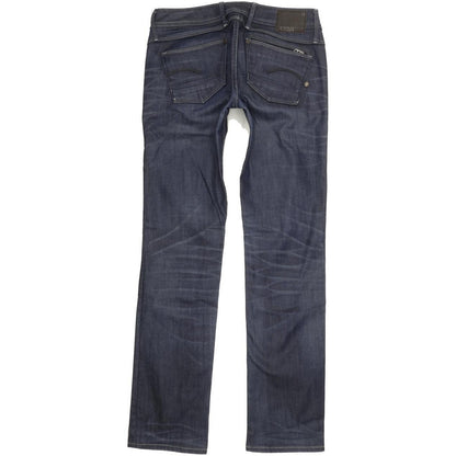 G-Star Attacc Women Blue Straight Slim Stretch Jeans W30 L32