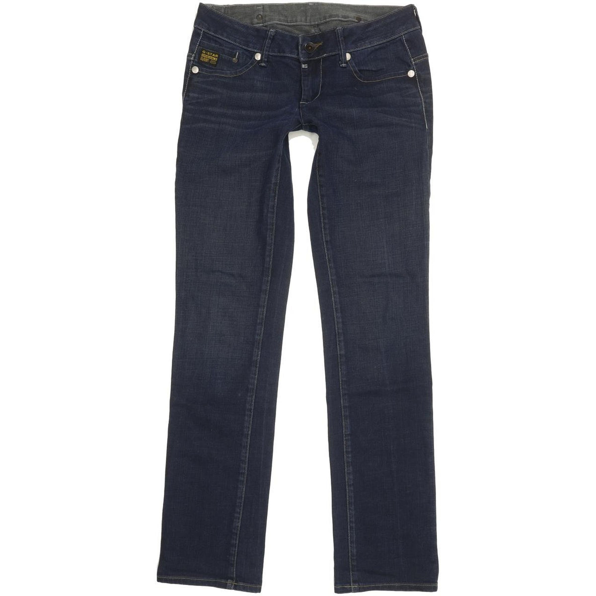 G-Star Midge Women Blue Straight Slim Stretch Jeans W30 L34