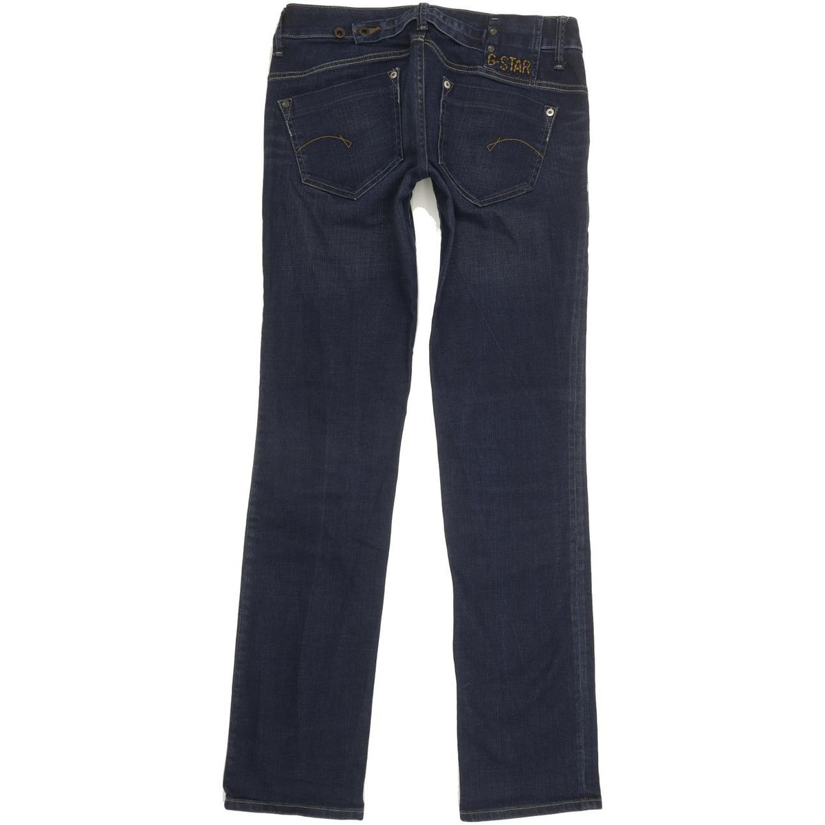 G-Star Midge Women Blue Straight Slim Stretch Jeans W30 L34