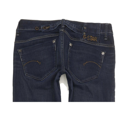 G-Star Midge Women Blue Straight Slim Stretch Jeans W30 L34