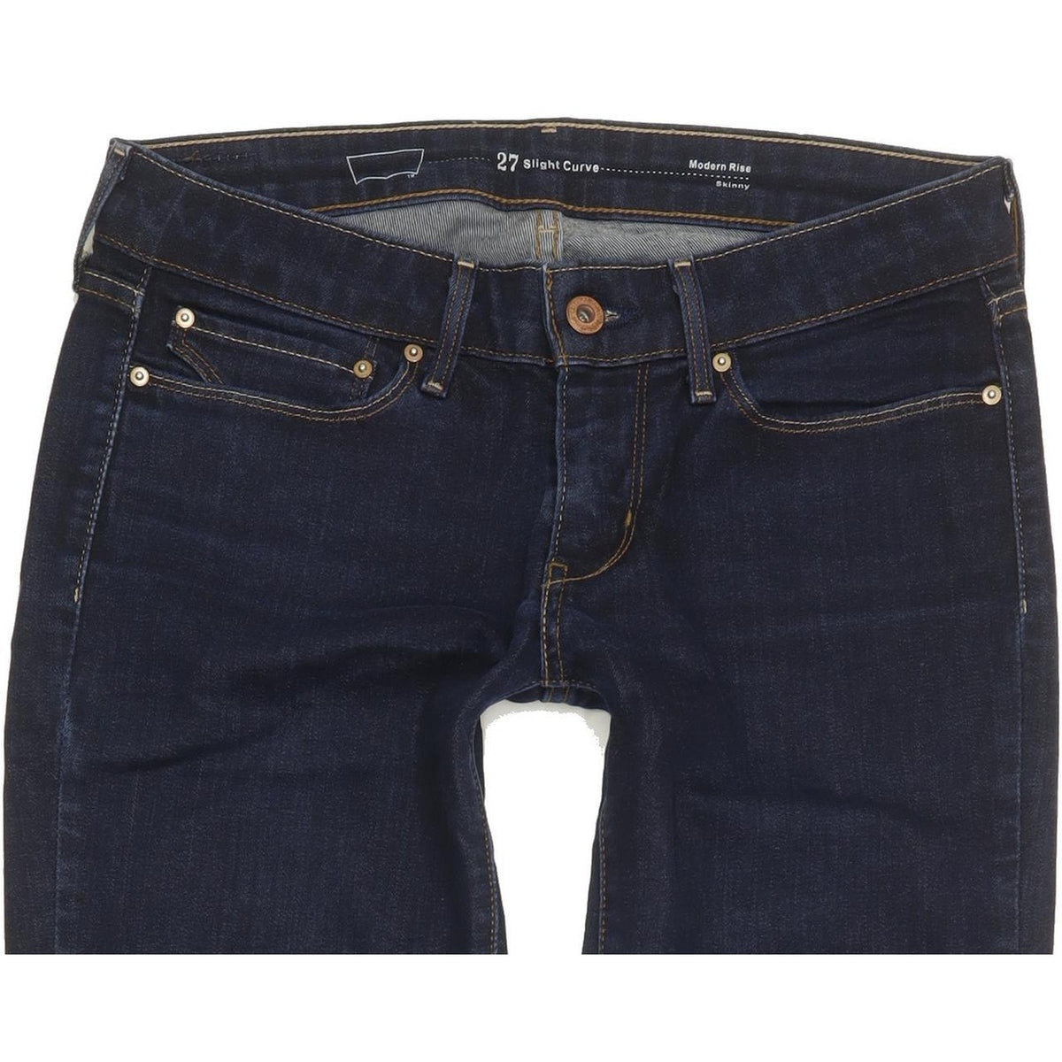 Levi's Slight Curve Women Blue Skinny Slim Stretch Jeans W27 L32