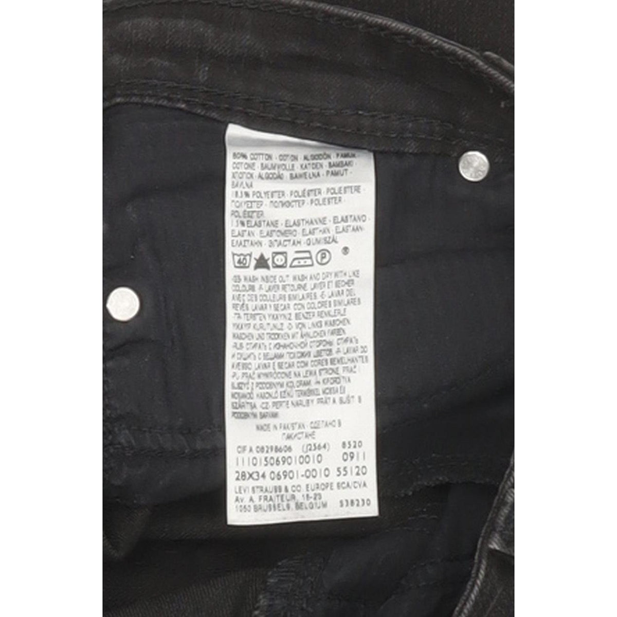 Levi's Women Black Skinny Slim Jeans W28 L31