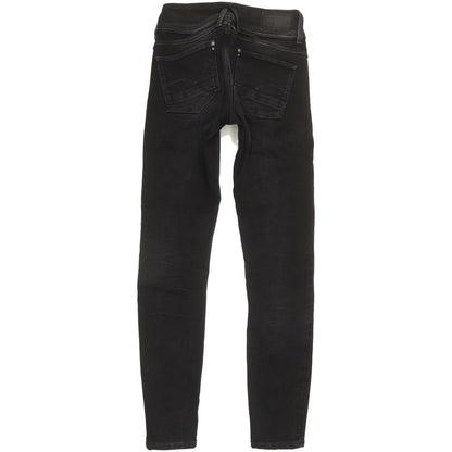 G-Star Lynn Mid Women Black Skinny Slim Stretch Jeans W23 L28