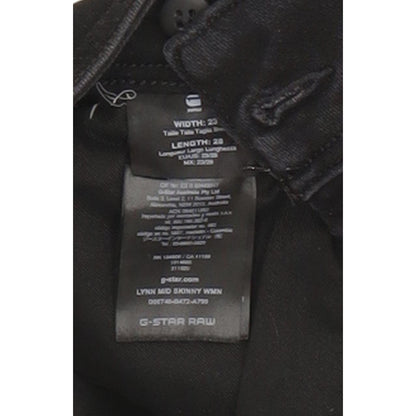 G-Star Lynn Mid Women Black Skinny Slim Stretch Jeans W23 L28