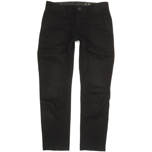 G-Star Bronson Men Black Straight Slim Chino Stretch Jeans W30 L28