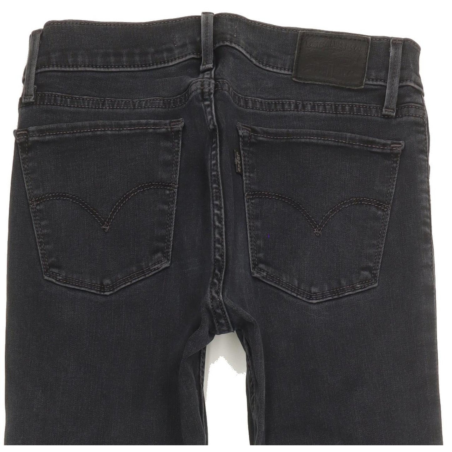 Levi's 710 Super Women Charcoal Skinny Slim Stretch Jeans W27 L30