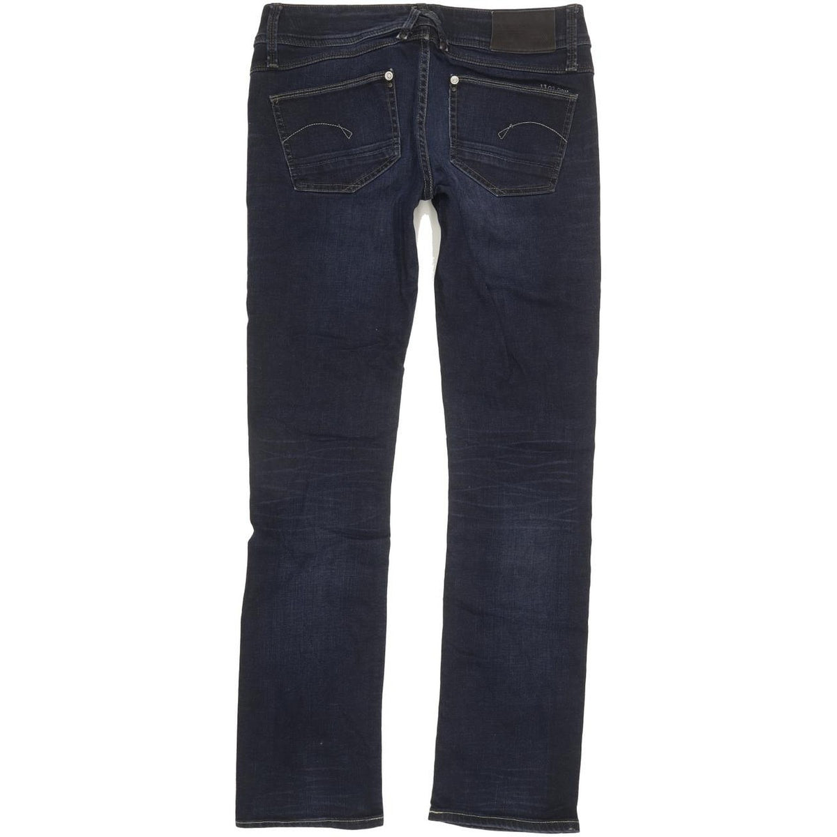 G-Star Lynn Women Blue Straight Slim Stretch Jeans W28 L31