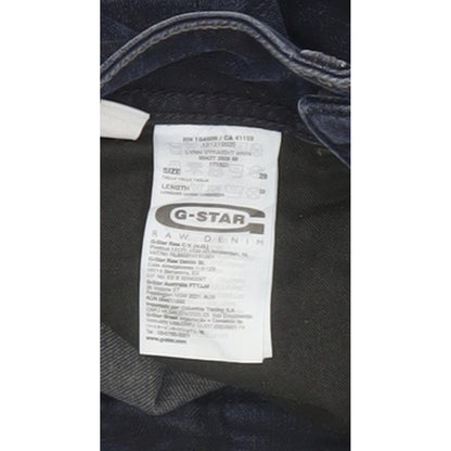 G-Star Lynn Women Blue Straight Slim Stretch Jeans W28 L31