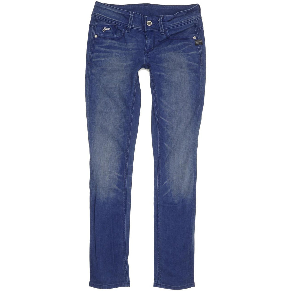 G-Star Lynn Women Blue Skinny Slim Stretch Jeans W29 L32