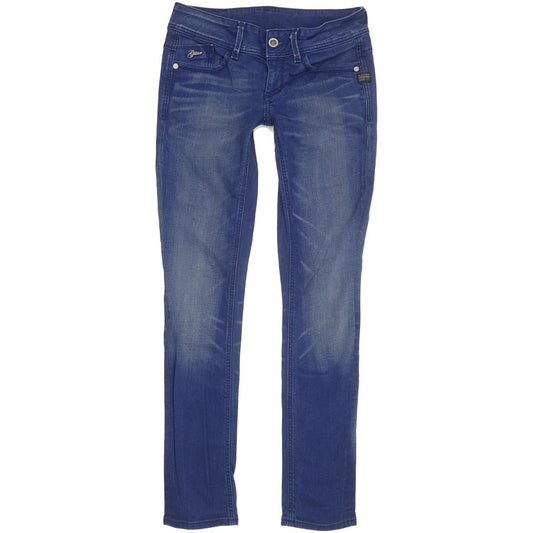 G-Star Lynn Women Blue Skinny Slim Stretch Jeans W29 L32