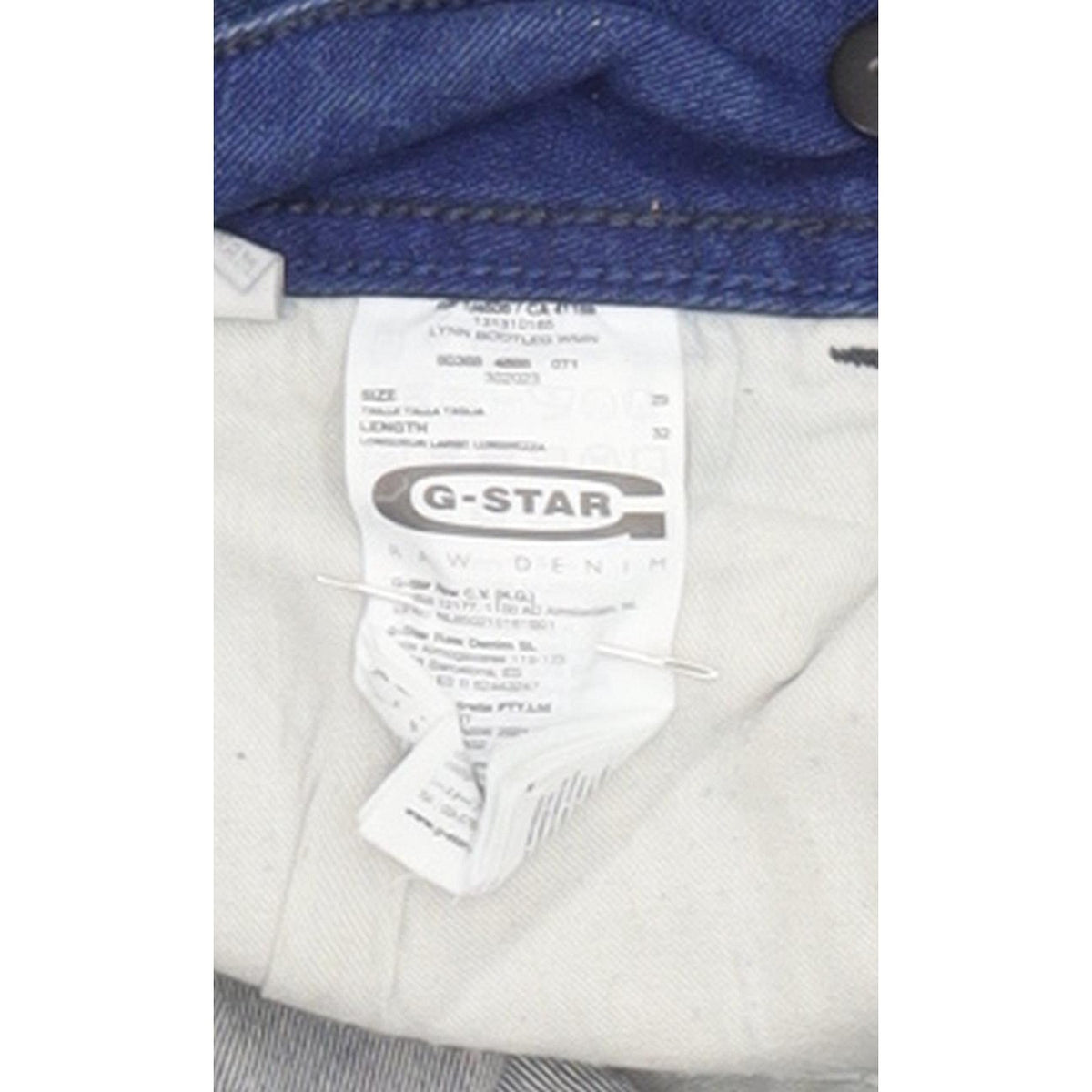 G-Star Lynn Women Blue Skinny Slim Stretch Jeans W29 L32