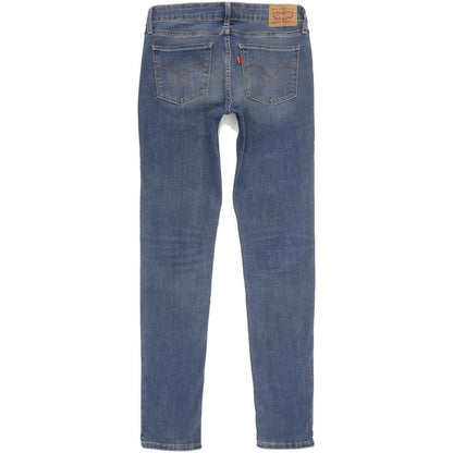 Levi's 711 Women Blue Skinny Slim Stretch Jeans W27 L30